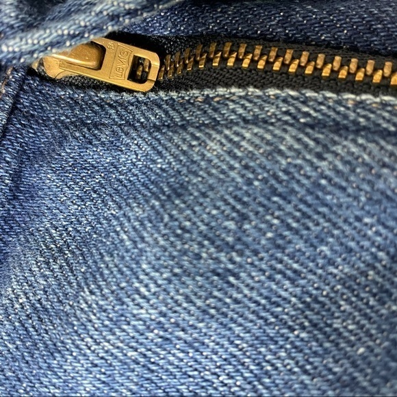 Vintage levis straight leg  blue made in USA 38 - Picture 10 of 14